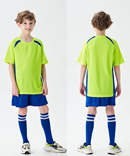 Image of M2C Kids Soccer Uniform Athletic Jersey Shorts Socks Set