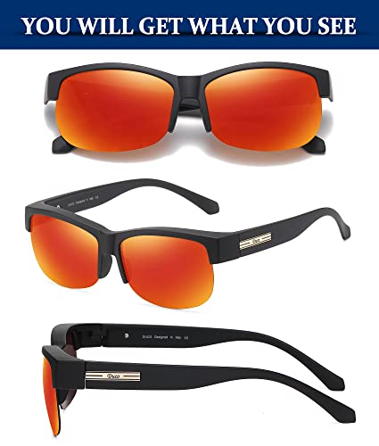 Image of DUCO Polarized Fitover Sunglasses UV400 Protection & HD for Unisex 8960