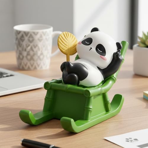 Figurine panda support de bureau pour téléphone portable et tablette - 5