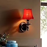 Set of 3 Fabric Lampshade E14/E27 Modern Minimalist Clip On Light Shade for Table Lamp Candle Chandelier Light Wall Light Home Decoration (Red) - Image 5