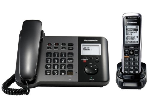 Teléfono Panasonic KX-TGP550 SIP DECT miniatura 1