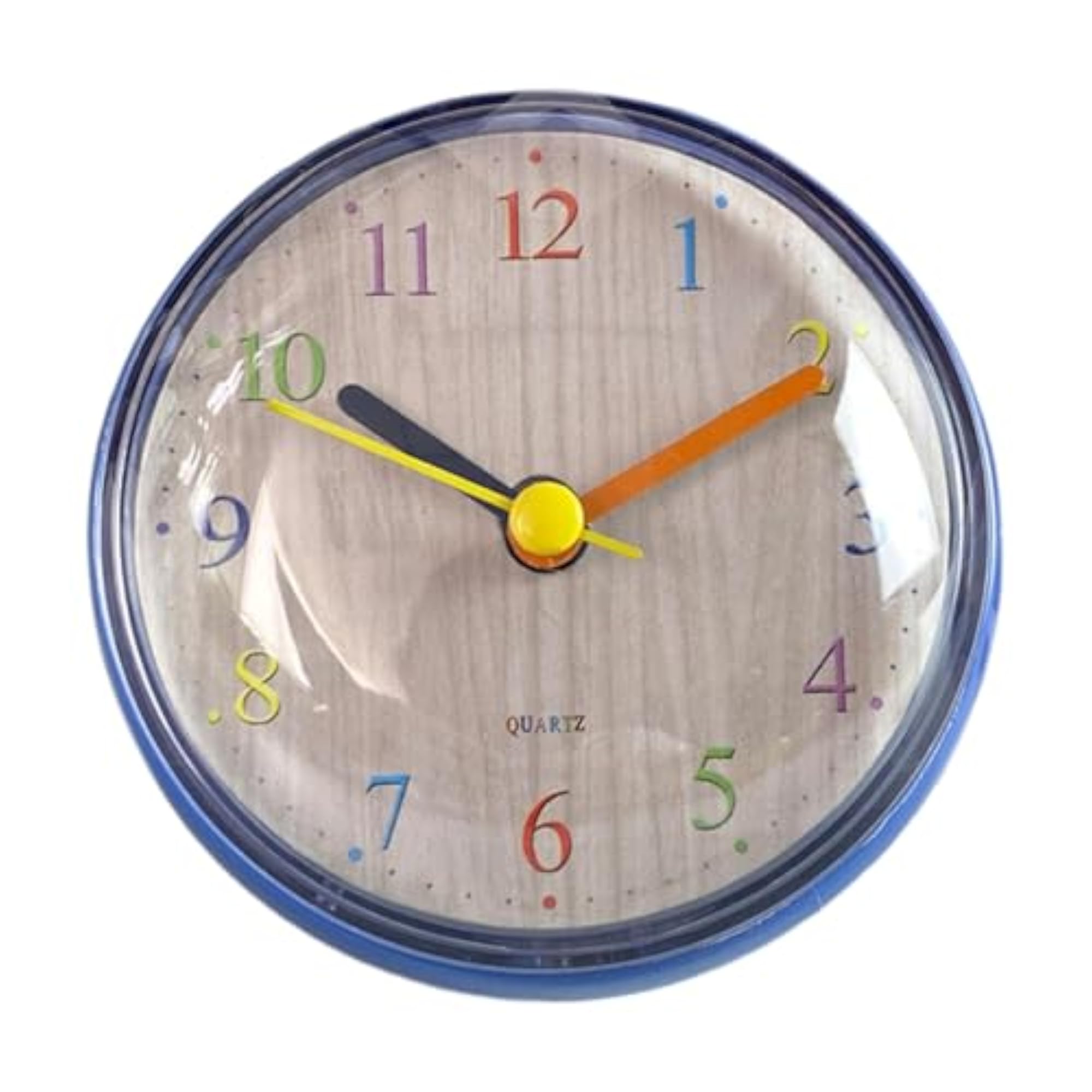 Bathroom Clock Water Resistant Suction Clock
