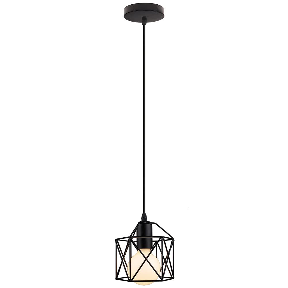 Lampe suspendue américaine nostalgique et luminaire swag E27