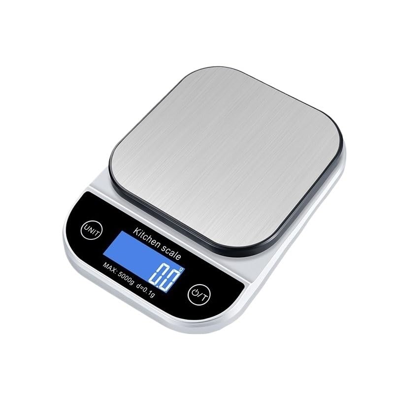 Waterproof Household Kitchen Scale Baking Electronic Portable Balance Stainless Steel