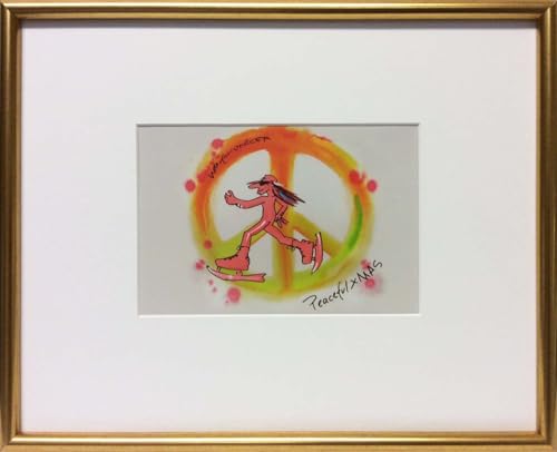 Kunstverlag Christoph Falk Peaceful Xmas-Goldrahmen - Udo Lindenberg...