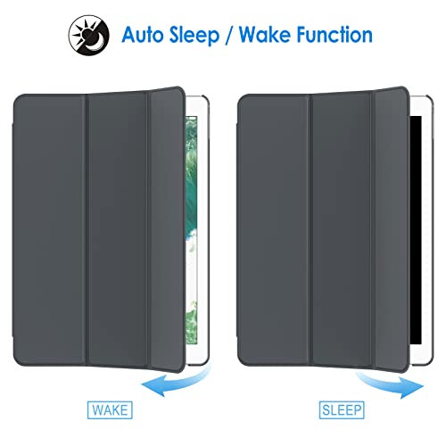 JETech Case for iPad Pro 12.9 Inch (1st and 2nd Generation, 2015 and 2017 Model), Auto Wake/Sleep (Dark Grey) - Image 5