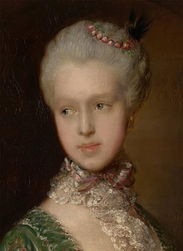 Impression tableaux peinture sur toile de maître Gainsborough luxe 60x90