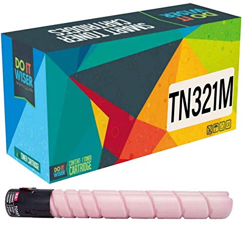 Do it Wiser Compatible Toner Cartridge Replacement for TN321 Konica Minolta BizHub C224e C364e C284e C224 C284 C364 | TN321M A33K330 (Magenta)