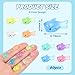 Onsioesd 80pcs Luminous Mini Resin Shark Tiny Resin Animals Figures Bulk for Miniature Dollhouse Micro Fairy Garden Landscape Aquarium Hide Crafts Decor