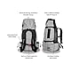 K9 Sport Sack | Hunde Tragerucksack für kleine und mittelgroße Tiere | Vorwärts gerichteter Verstellbarer Hunderucksack | Vollständig belüftet | Tierärztlich zugelassen (Large, Air - Charcoal Grey)