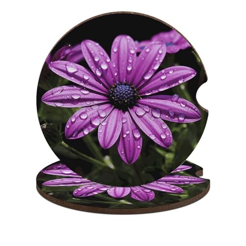 Portavasos para Auto, Juego de 2 Piezas, Morado miniatura 1