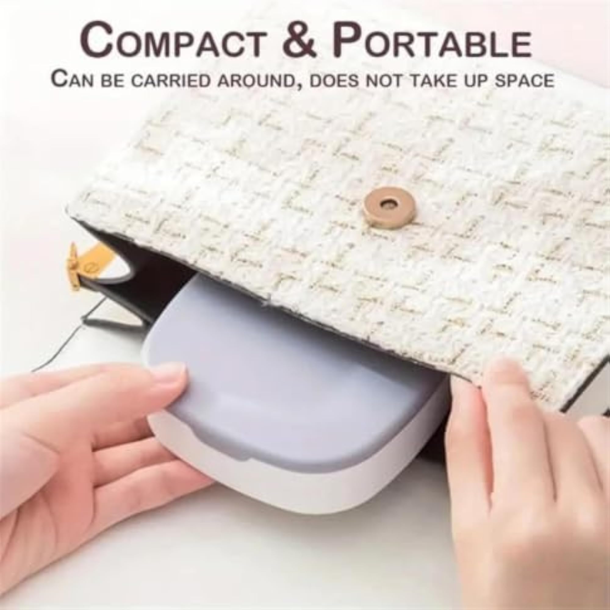 Compact Jewelry Organizer with Mirror, Travel-Friendly
