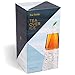 Tea Forte Tea Over Ice Steeping Pitcher + Ceylon Gold 5 Count Individually Wrapped Handcrafted Pyramid Infuser Iced Tea Bags, Each Steeps 24 oz.