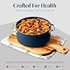 Gotham Steel Modern 11 Pc Ceramic Cookware Set, Elegantly Designed Pots and Pans Set Non Stick with Steamer, Induction Bottom, Premium Stay Cool Handles, Non Toxic PFOA Free, Oven & Dishwasher Safe #3