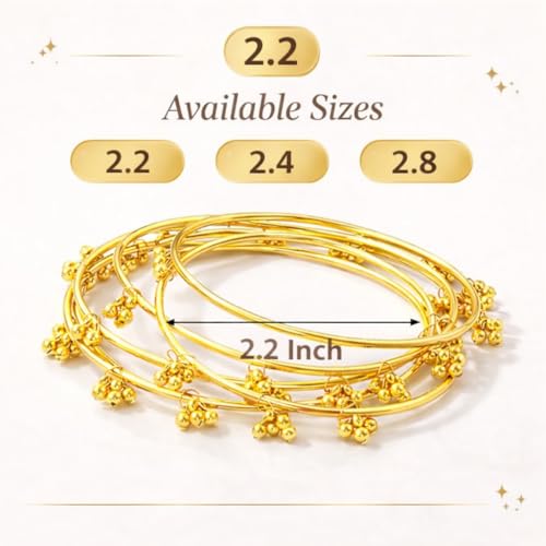 Image of kashmiri bangles for women, Kashmiri Ghungroo Bangles Set for Women, Traditional Ethnic Bridal, Lightweight Festival