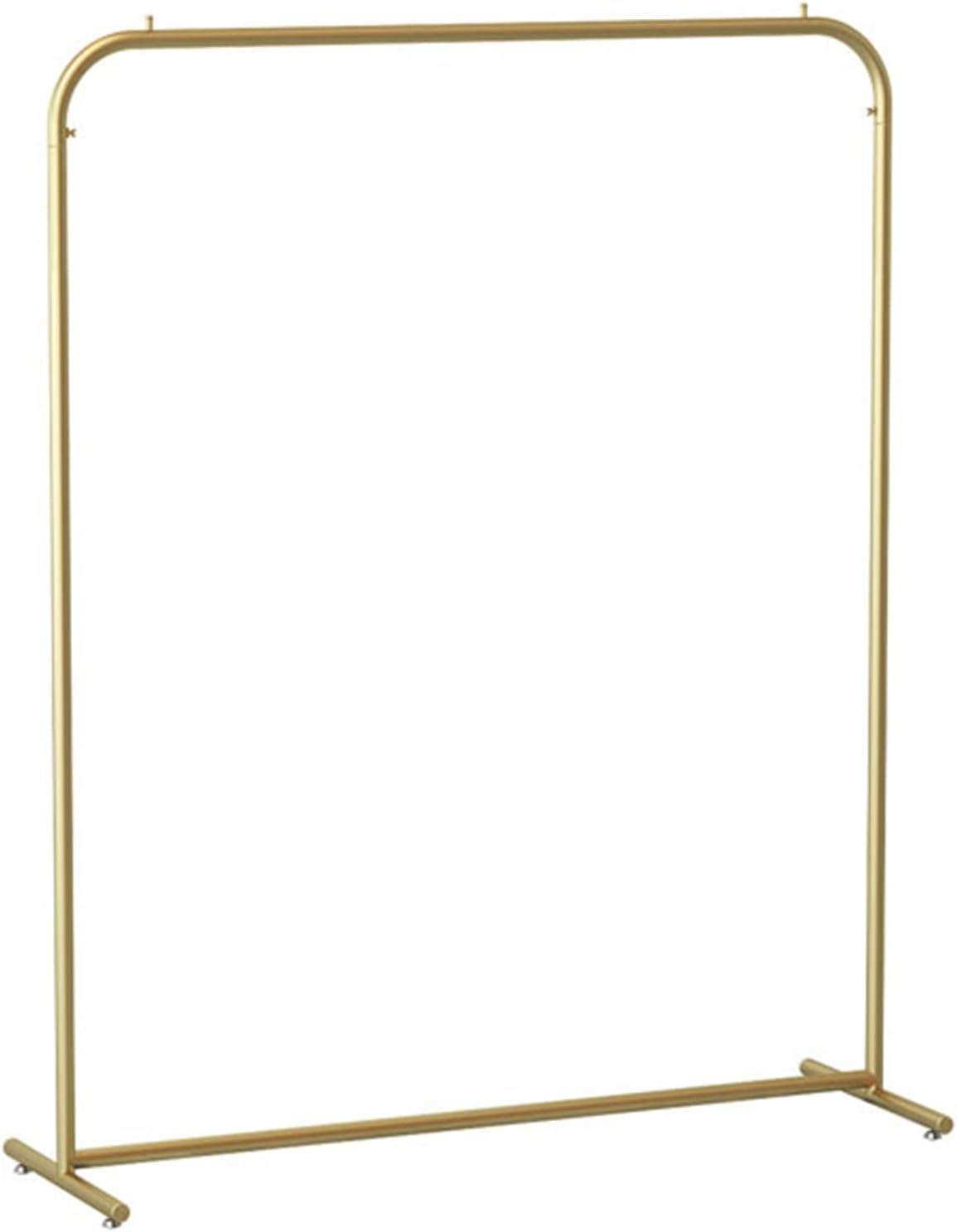 Porte-manteau professionnel en métal doré de 150x150cm pour dressing