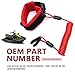 ABOTHGD Jet Ski Key Lanyard Compatible with Yamaha Jet Ski Accessories for Waverunner VX Cruiser FX, Yamaha Kill Switch Lanyard, Engine Safety Stop Tether Replace EW2-68348-00-00, 6K8-82556-00-00