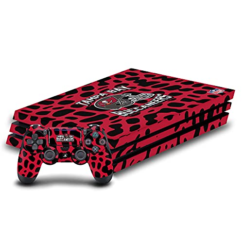 Autocollant vinyle NFL Tampa Bay Buccaneers pour console de salon PS4 Pro et manette de jeu Sony