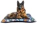 ZK ZuresKa Cama Perro Grande o Mediano - Cojín, Alfombra, Colchón o Colchoneta de Mascota para Suelo, Lavable, 85x65 cm