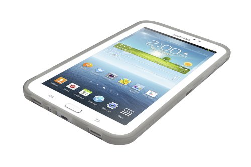 Ishoppingdeals - For Samsung Galaxy Tab 3 7-Inch (Sm-T210R) Tpu Rubber Shell Cover Case, Smoke #TOP1
