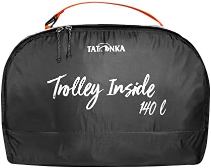 Tatonka Trolley Duffle Roller 140 l składana walizka podróżna z kółkami i funkcją plecaka może być przechowywana we własnej kieszeni na pokrywkę pojemność 140 litrów, czarny, 140 Liter,