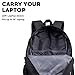 J World Oz Middle School Backpack for Kids. Cute Laptop Bookbag for Girls Boys, Black