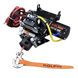 Kolpin Outdoors Honda Pioneer 700 3500lb Synthetic Rope Quick Mount Winch Kit