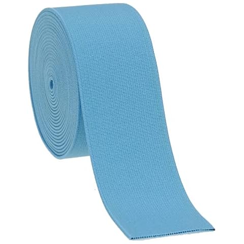 PHAEBRIC Soft Elastic Band, 3 Yards (1.5", Sky Blue) Cover