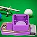 VBESTLIFE Billiard Chalk Case Aluminum Portable Chalk Holder with Belt Clip Purple Pool Cue Chalk Box Pocket Size for Billiards Accessories