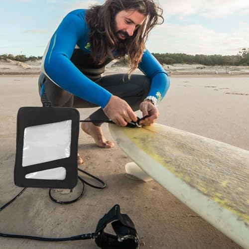 Estuche para aletas de surf que soluciona la pérdida de tornillos pequeños en la arena 6