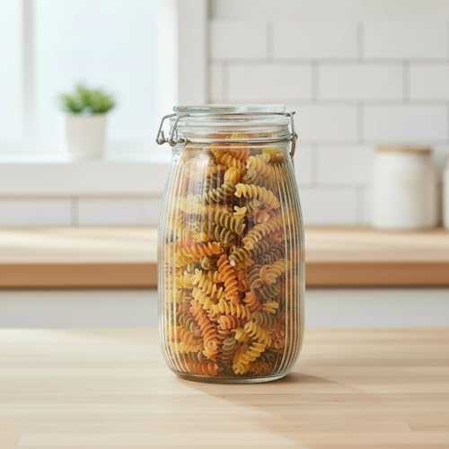 Image of ginoya brothers - Kitchen Glass Jar (1, 2000 Ml. Ballon Jar)