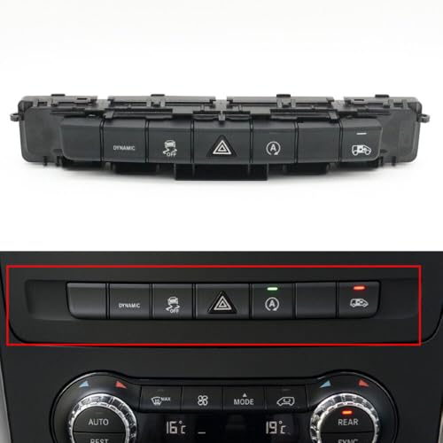 Bouton feux de détresse dynamiques pour Mercedes Vito W447 commande console centrale - 3