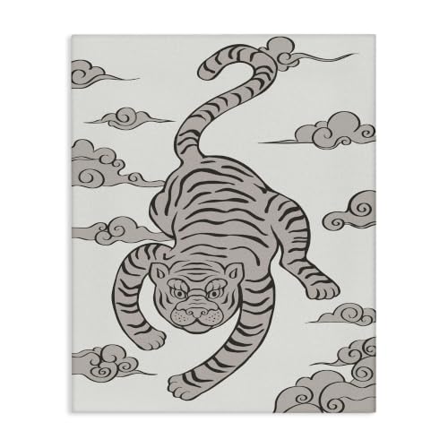 Stupell Industries 'Traditional Tiger Stripes Cloud Pattern'| Canvas Art