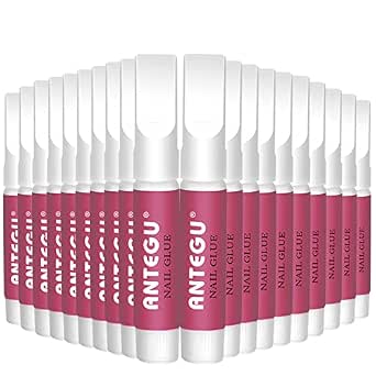 TCASENER 20 Pezzi Colla per Unghie Finte Super Forte