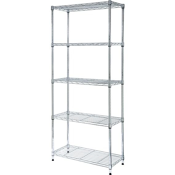 Amazon｜ニトリ スチールラック STANDARD 幅65cm 4段 クローム NITORI