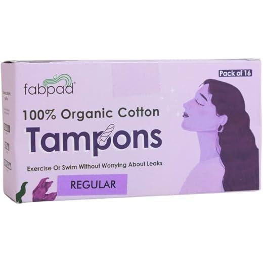Fabpad Organic Cotton Tampons Super 12 g