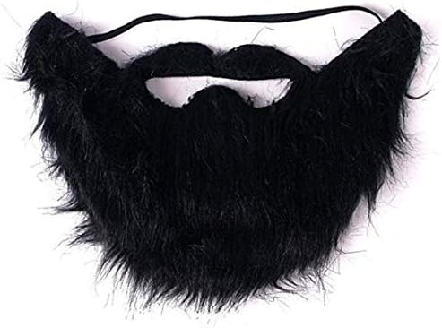 Miniatura 6 de VIGUEUR Bigotes autoadhesivos - Disfraz de fiesta masculino y hombre, barba falsa bigote negro (1 unidad)