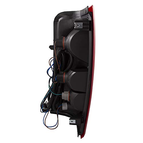 Headlightsdepot Tail Light Compatible With Chevrolet Silverado 1500 Hd 2500 Includes Left Driver Side Tail Light #TOP2