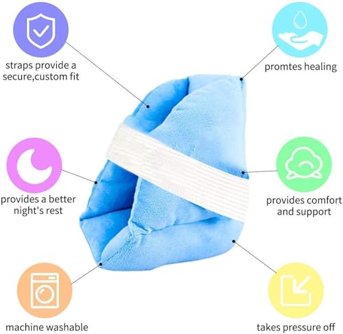 Prévention des escarres du talon avec le coussin de protection CUSMA