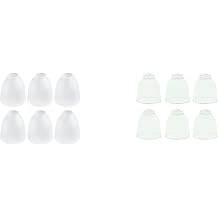 12-Pack Glass Shades, Bell Shaped Glass Shade Covers Ceiling Fan Lamp Replacements