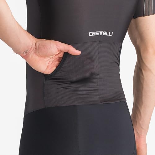 CASTELLI Terno masculino PR 2 velocidades, corrida de ciclismo, natação, ciclismo, corrida, triatlo