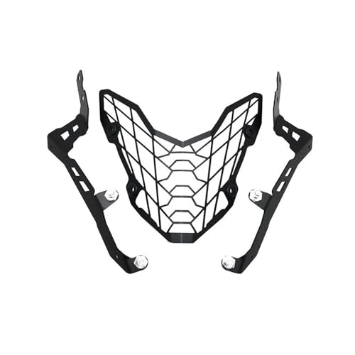 Cache phare CB500X protection grille pour road trip et pistes de trail