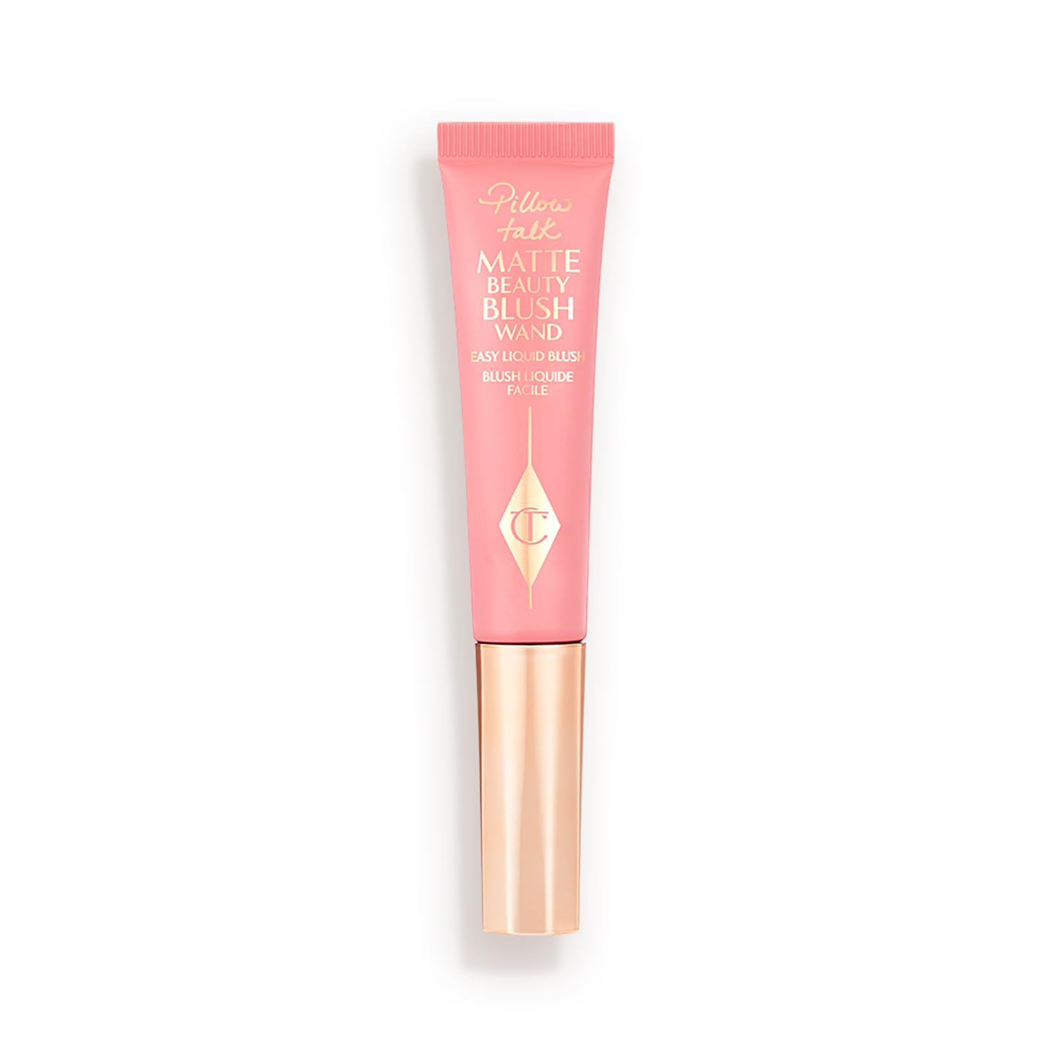 Pillow Talk Matte Liquid Blush Wand - Matte Blush for Cheeks with Cushion Applicator - Infused with Lumi-Blur Technology for a Light-Reflecting, Soft-Focus Effect