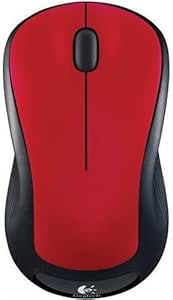 Logitech M310 910-002486 Flame Red 3 Buttons 1 x Wheel USB RF Wireless ...