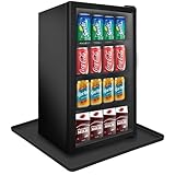 Mini-Kühlschrank-Silikonmatte mit erhöhtem Rand, Unterlage für die Waschmaschine unter dem Mini-Kühlschrank, Gefrierschrank, schützt vor Lecks von Geräten, Wasserspritzern, saugfähig (schwarz, 61 x 61