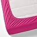 GREATOYAR Sábana Bajera Ajustables, Sábana Bajera Cama, Ropa de Cama, Sábana Barata Cómoda, Protector de Colchón, 100% Polyester, Cama 135x190cm, Cama 135x200cm, Color Fucsia