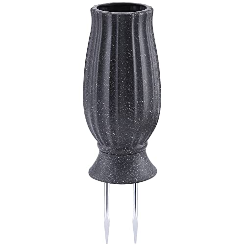 10 Cemetery Vases with Metal Spike for Artificial Flower Grave Decorations