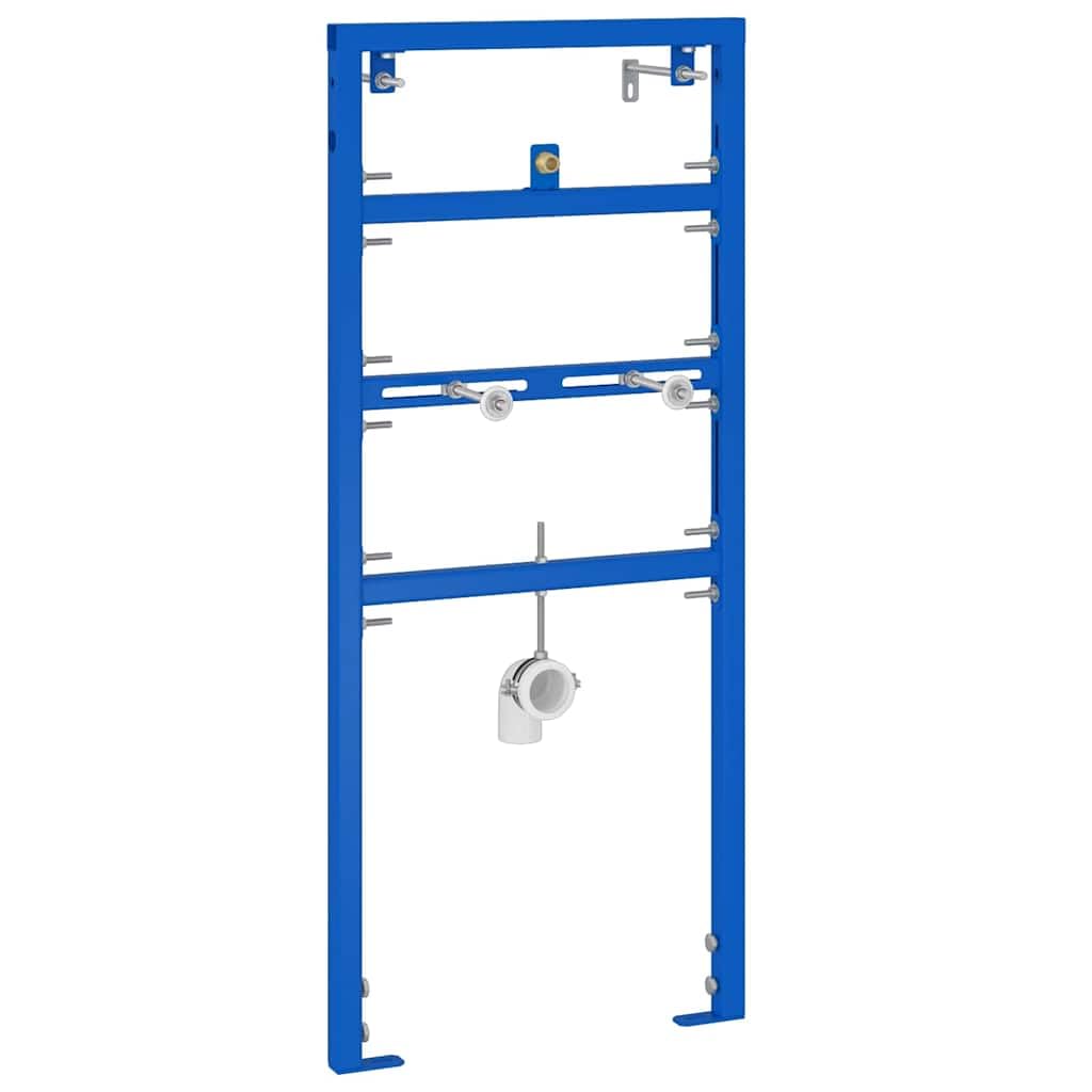 INLIFE Badezimmer Wandstütze Blau 50 x 17.5 x 136 cm Stahl,Heim & Garten,Badzubehör,Badaufhänger,Blau,9.9 KG,4106574
