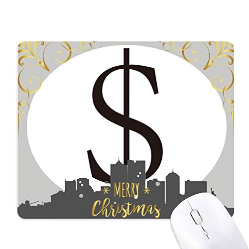 Tapis de souris dollar américain cadeau de Noël original en caoutchouc