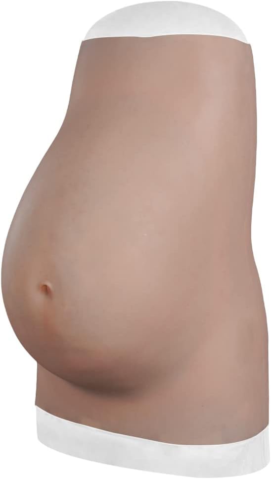 Fake Pregnant Belly Silicone False Pregnancy Belly Realistic Fake Belly 9 Months Film Props Spoof Costume Cosplay